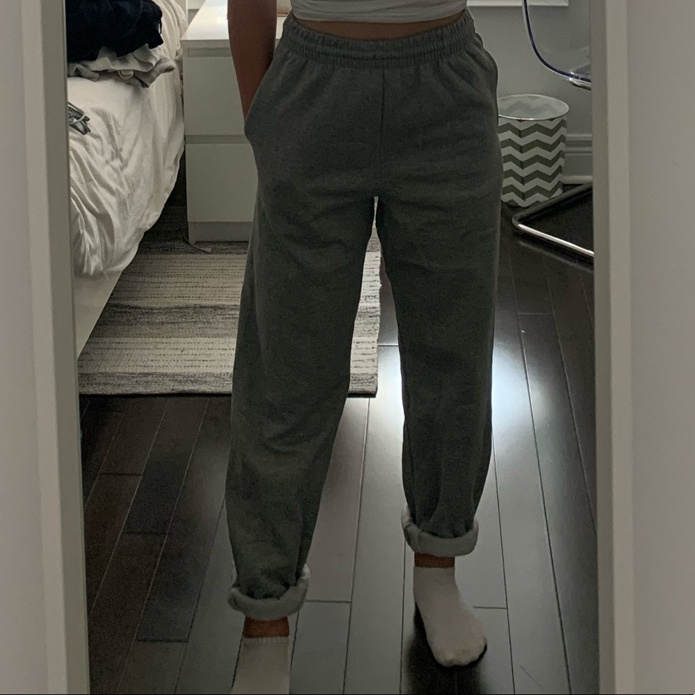 fruit of the loom grey sweatpants